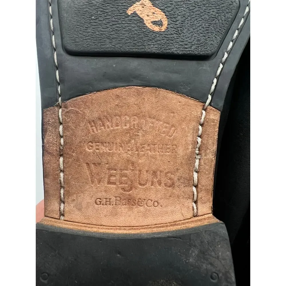 Bass Wejuns Men’s Navy Blue Leather SZ 12 D Style 2439